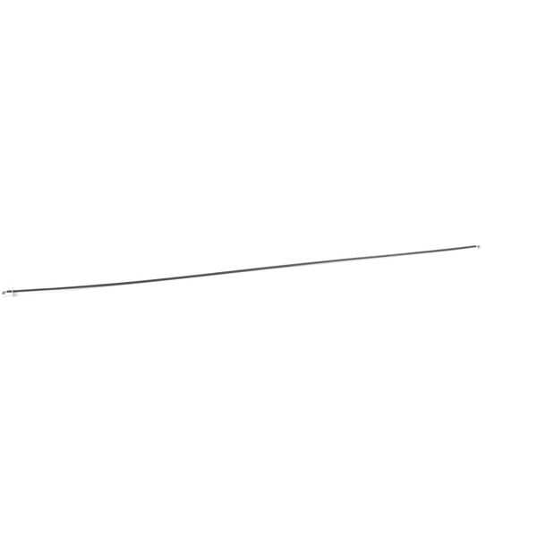 A long thin metal wire with a hook on one end.