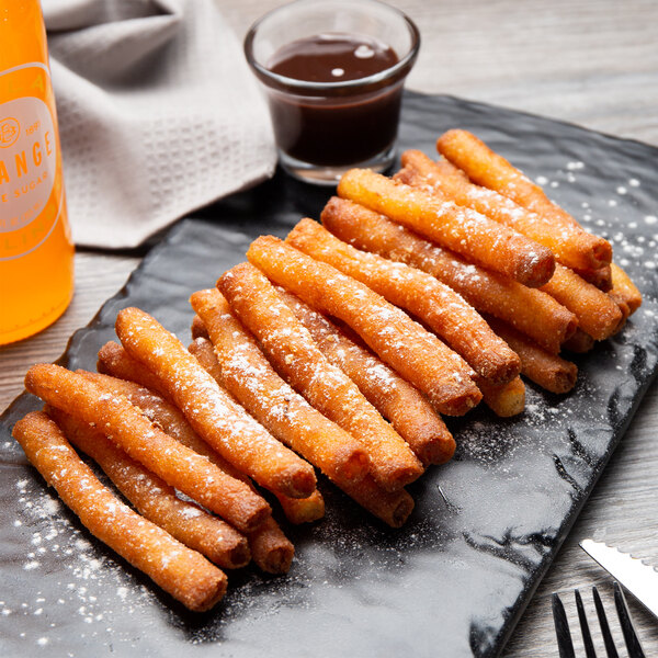 A plate of J & J Snack Foods Funnel Cake Fries.