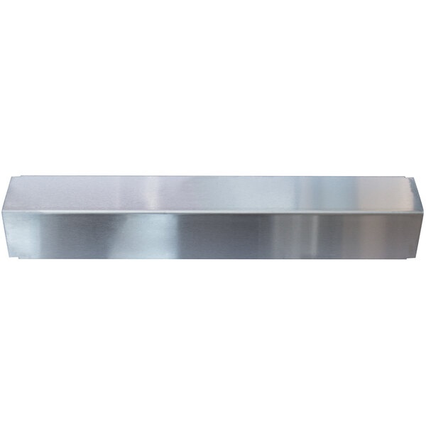 A rectangular stainless steel radiant for a Globe charbroiler.