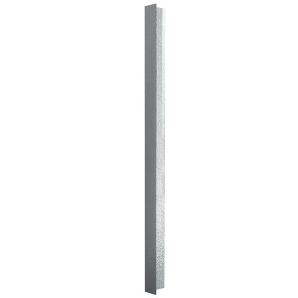 A long metal pole with a black stripe on the end.