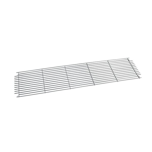 A metal grate on a Bunn drip tray cover.
