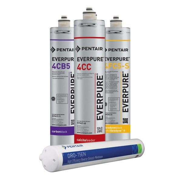 An Everpure Conserv 75E RO System Filter Cartridge Kit with a silver can with purple and white text.