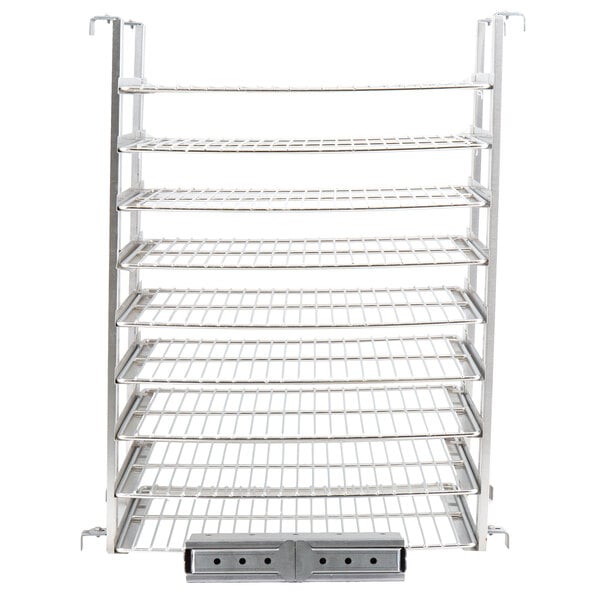 A Town metal rack with shelves for a smoker.