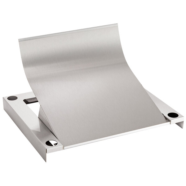 A stainless steel Avantco conveyor toaster stacking kit.