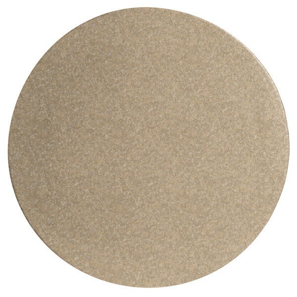 A G.E.T. Enterprises Bugambilia sand granite large round disc.