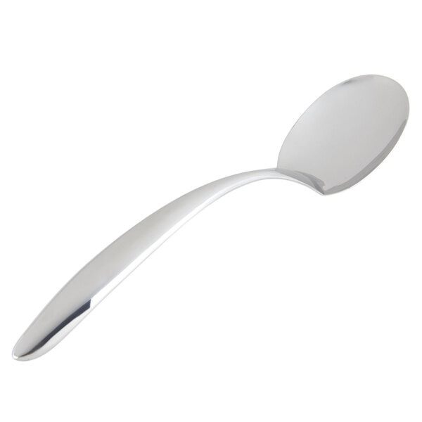 A Bon Chef stainless steel spoon with a silver handle.