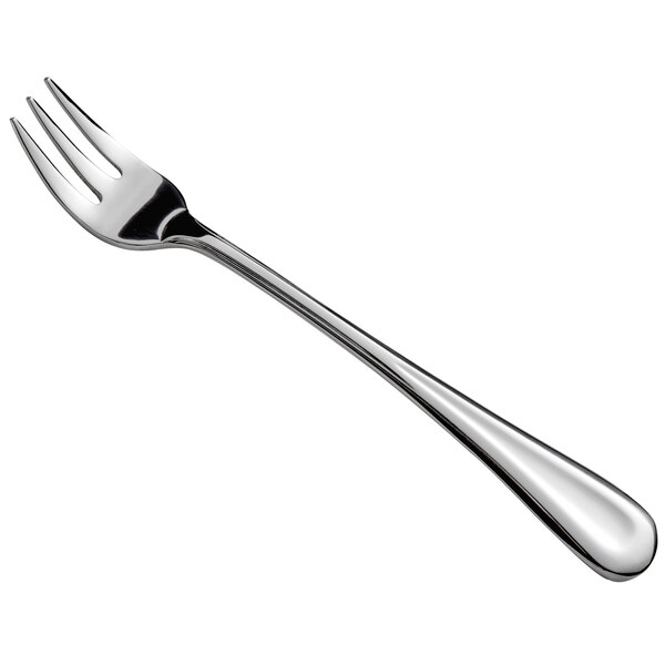 A Oneida Acclivity stainless steel fork with a silver handle.