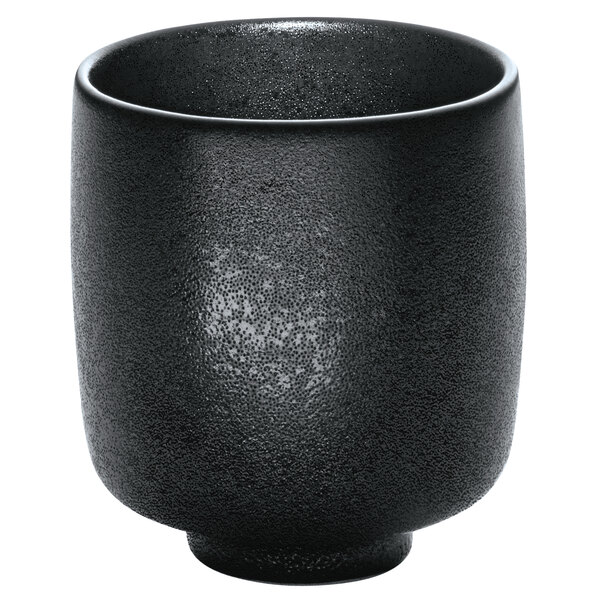 A Playground Nara black stoneware mug.