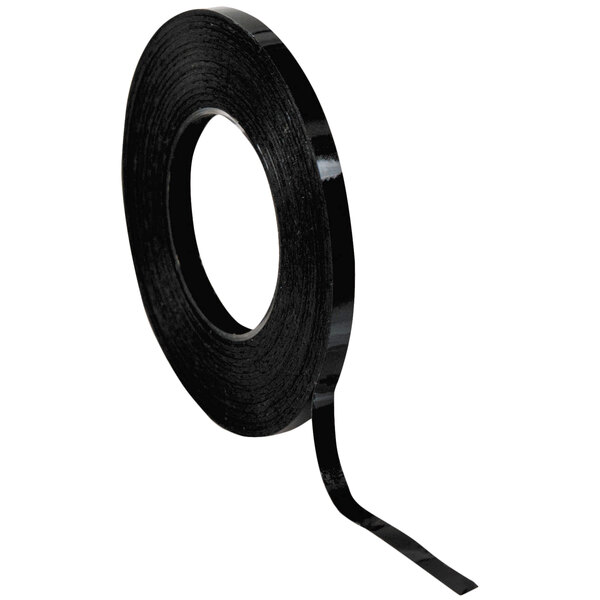 A roll of Chartpak matte black graphic tape.