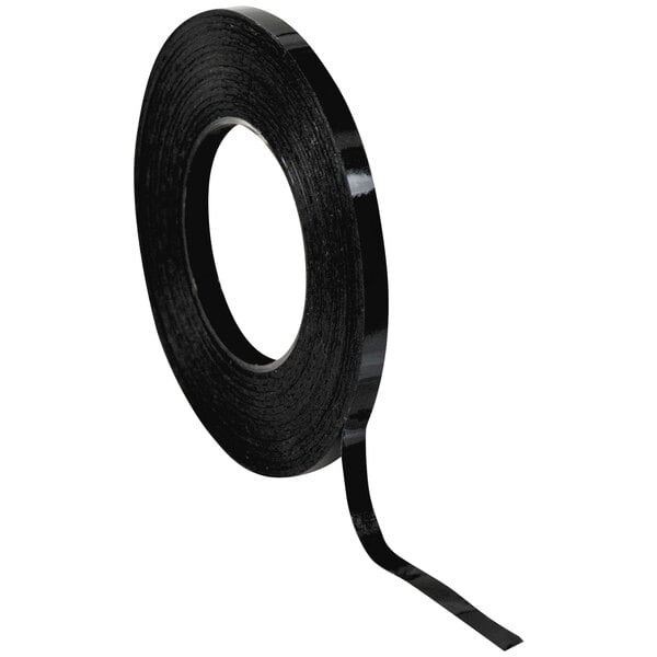 A roll of Chartpak glossy black graphic tape.