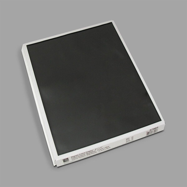 A white box with a black cover for C-Line Cubicle Keepers.