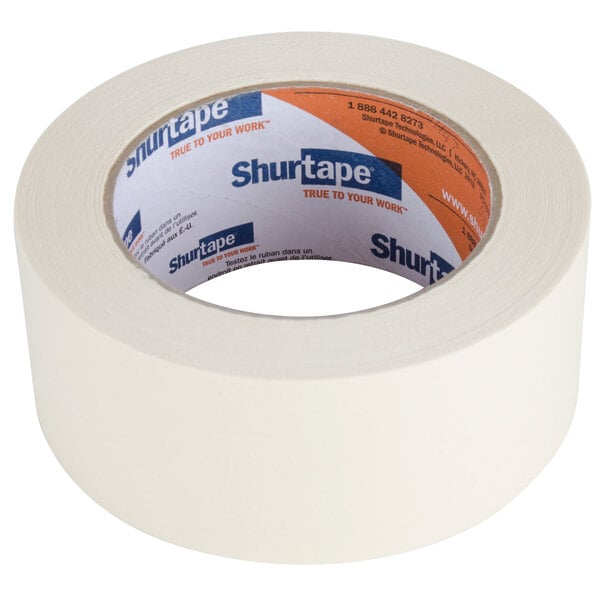 A white Shurtape roll of masking tape.