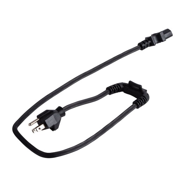 A black Lavex power cord with plugs.