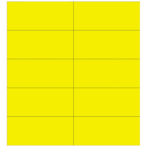 A yellow rectangular MasterVision magnetic tape strip with black lines.