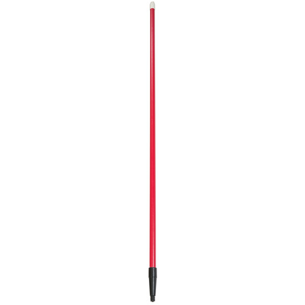A red and black Carlisle Sparta Spectrum pole with a black handle.