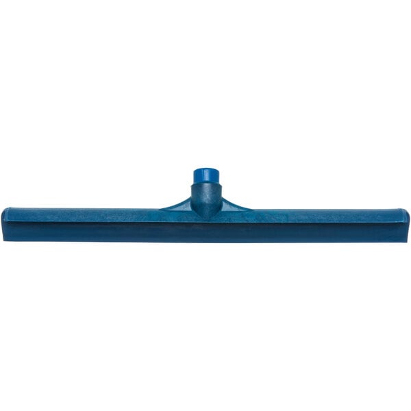 A blue Carlisle Sparta Spectrum squeegee with a plastic frame.