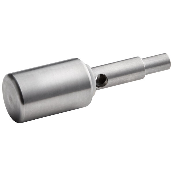 A Narvon stainless steel faucet valve with a threaded end.