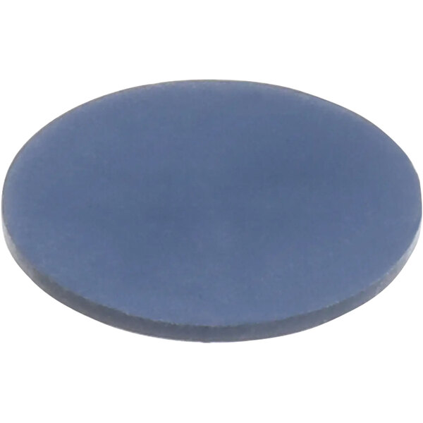 A blue round diffuser with a white background.
