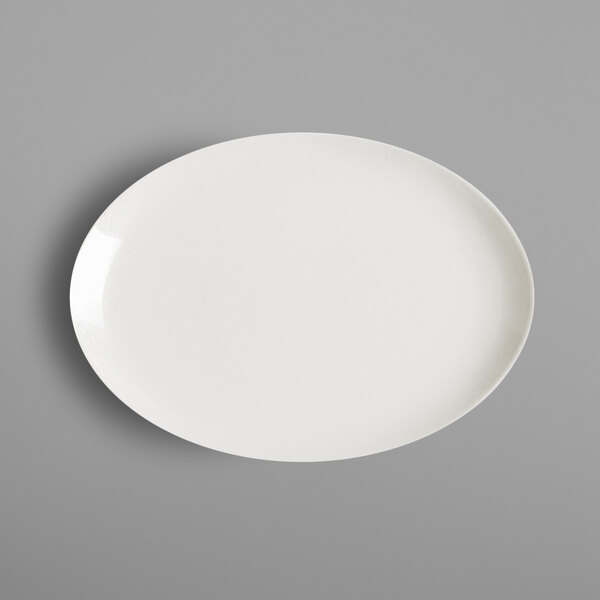 A white oval RAK Porcelain porcelain platter.