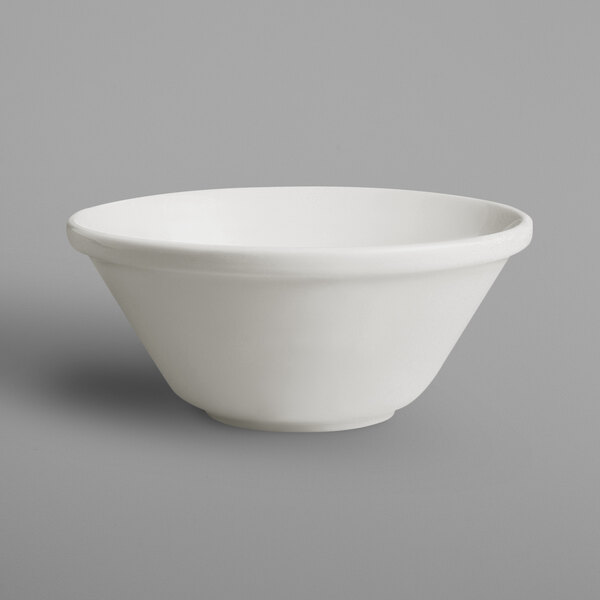 A stackable ivory porcelain bowl by RAK Porcelain.