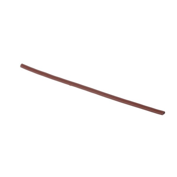 A brown silicone tube with a long handle.