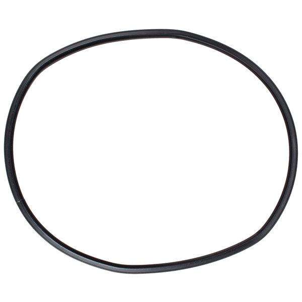 A black rubber gasket for a Galaxy countertop convection oven on a white background.