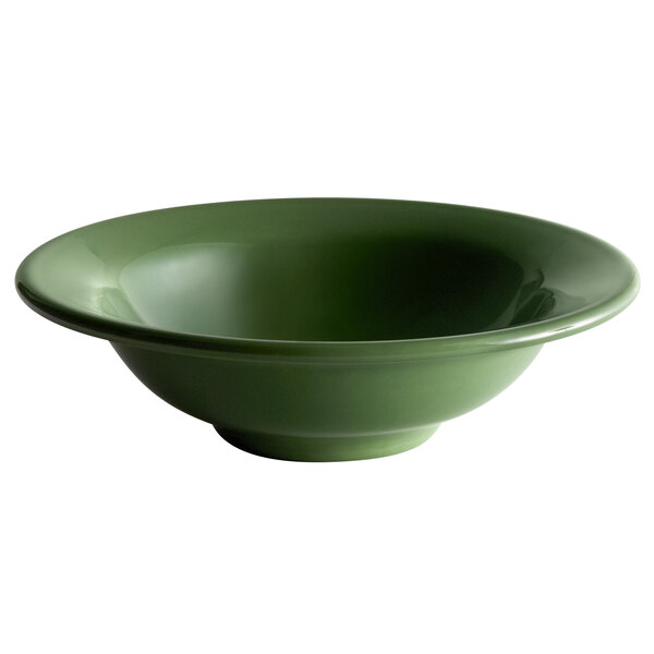 A sage green Libbey porcelain bowl.
