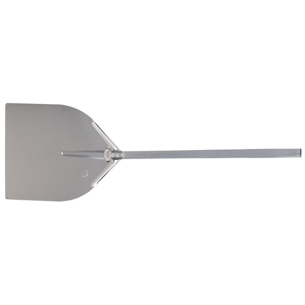 An American Metalcraft aluminum pizza peel with a long handle.