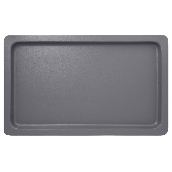 A RAK Porcelain Neo Fusion stone gray rectangular tray.
