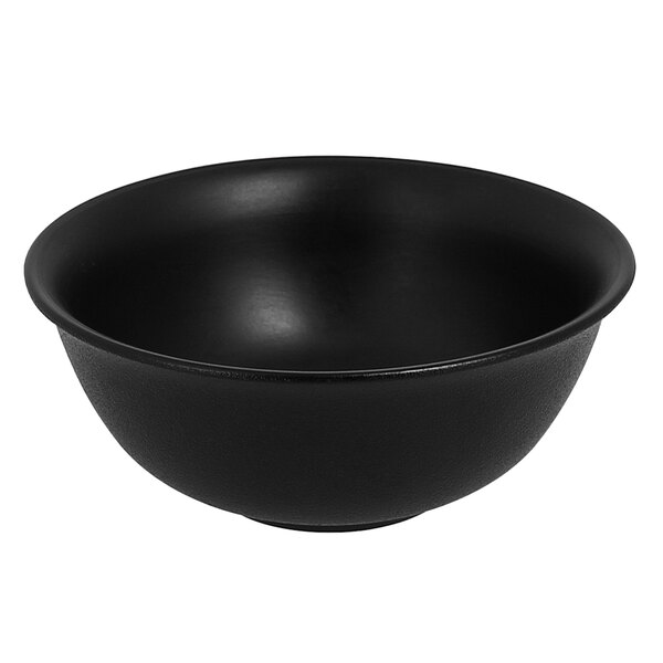 A RAK Porcelain Volcano Black bowl.