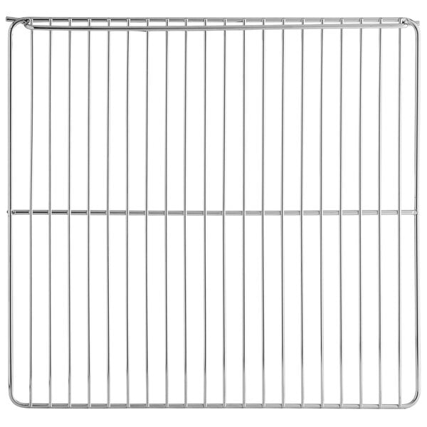 A Vulcan oven rack with a metal grid.