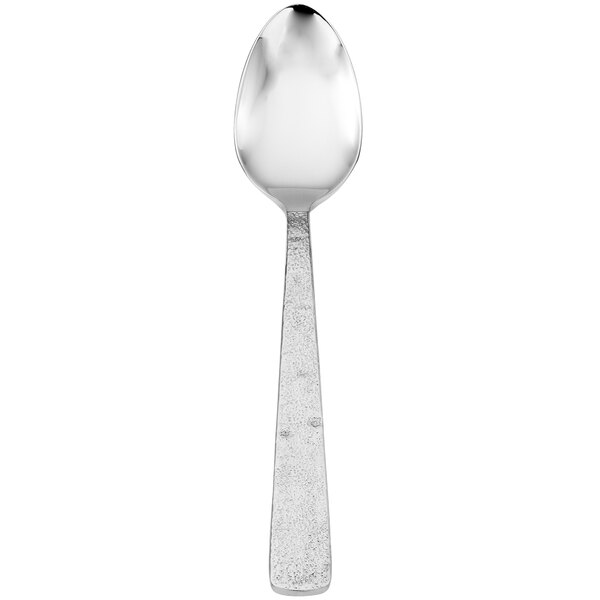A Walco Vestige stainless steel dessert spoon with a handle.