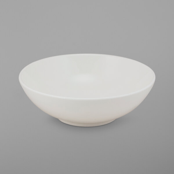 A 10 Strawberry Street white porcelain bowl.