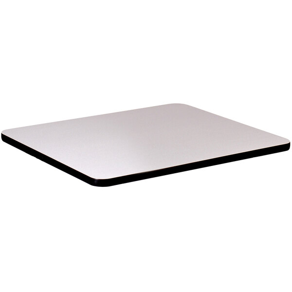 A Correll 42" square gray granite table top.