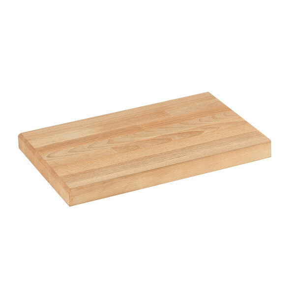 An Eastern Tabletop LeXus removable wooden butcher block.