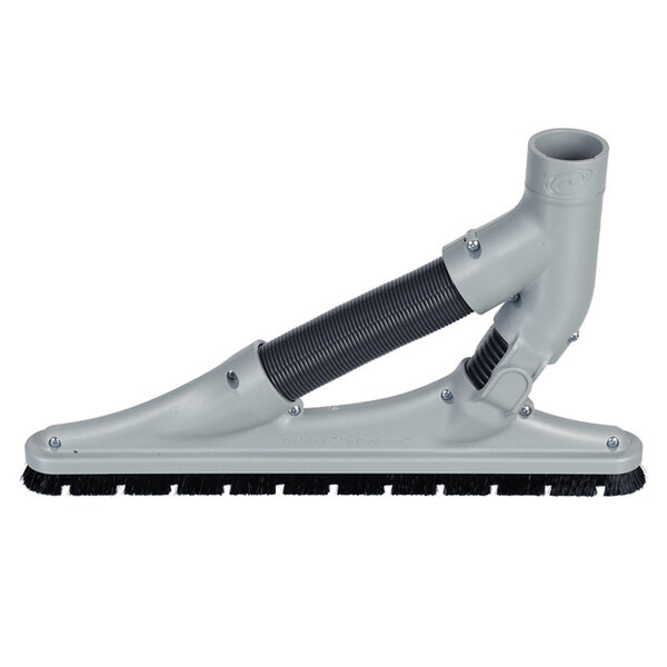 A ProTeam ProBlade hard surface floor vacuum tool with a black brush and grey vacuum cleaner tube.