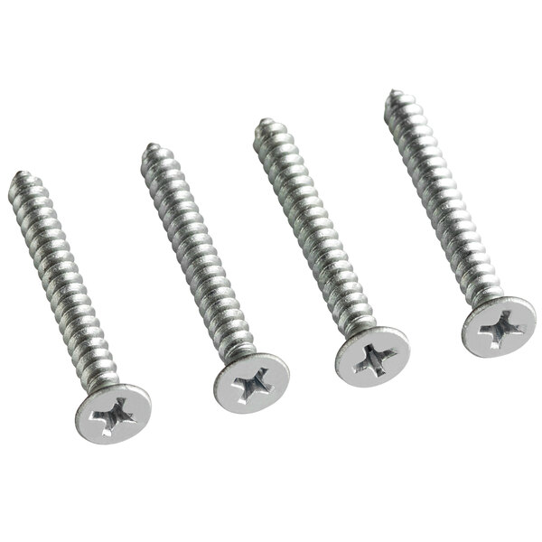 A group of Sunkist S-28 bottom screws with a cross.