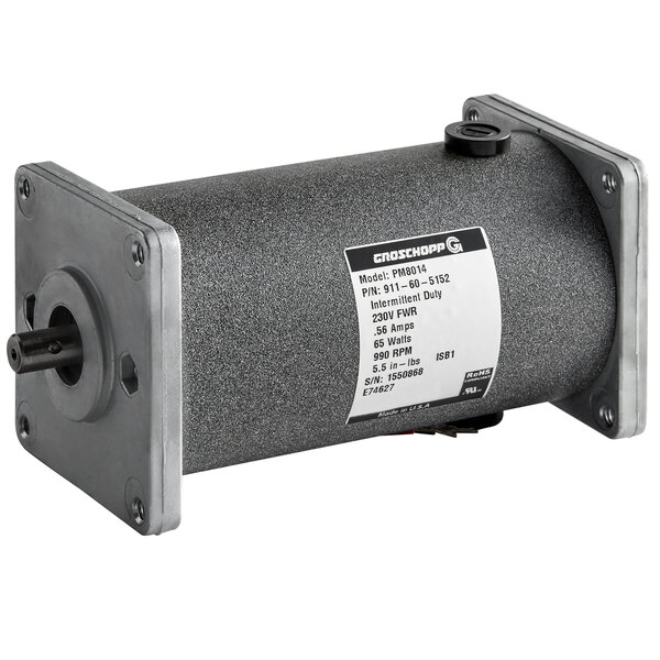 A Sunkist PJF-23C motor with a white label on a black cover.