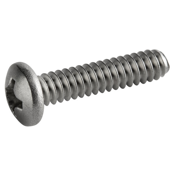A close-up of a Sunkist button head screw for Pro Series juicers.