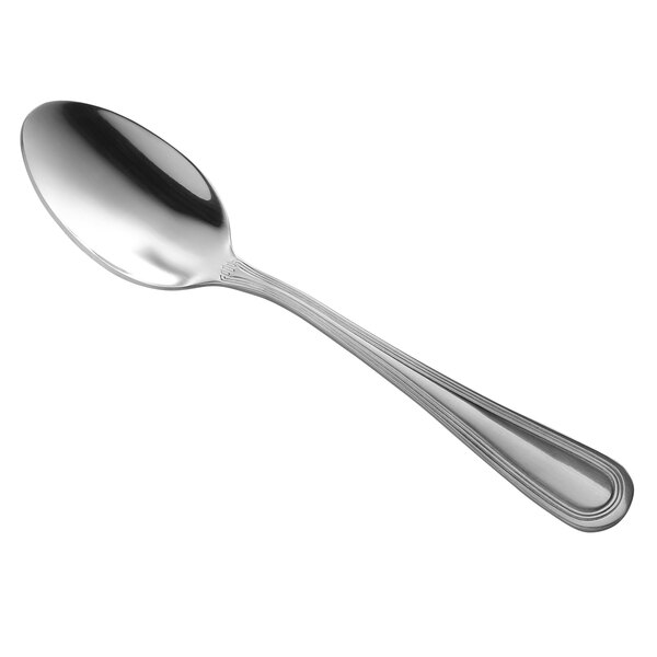 A Libbey stainless steel spoon with a silver handle and spoon.