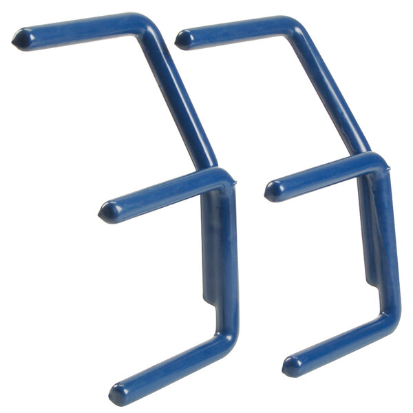 A 4 1/2" blue coated panel lifting tool with two blue plastic handles.