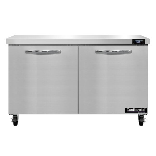 A Continental Refrigerator undercounter refrigerator with drawers.
