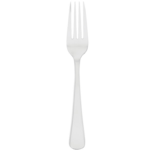 A silver Walco Windsor Supreme fork with a white handle.