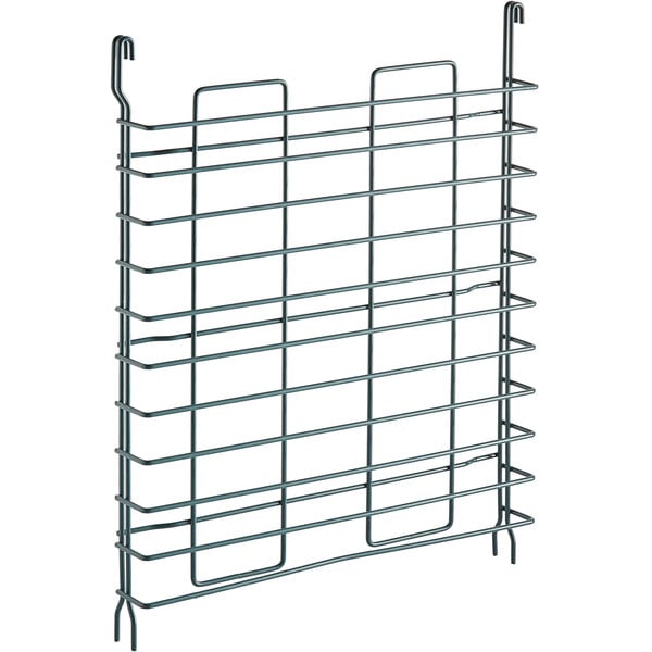 A wire tray slide for Regency shelves with many rows of wire.
