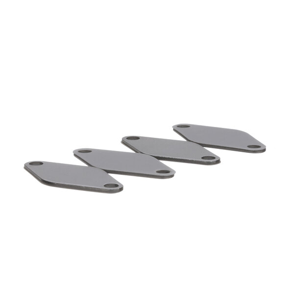 A J Antunes 7001370 backing plate kit with four grey plastic plates.