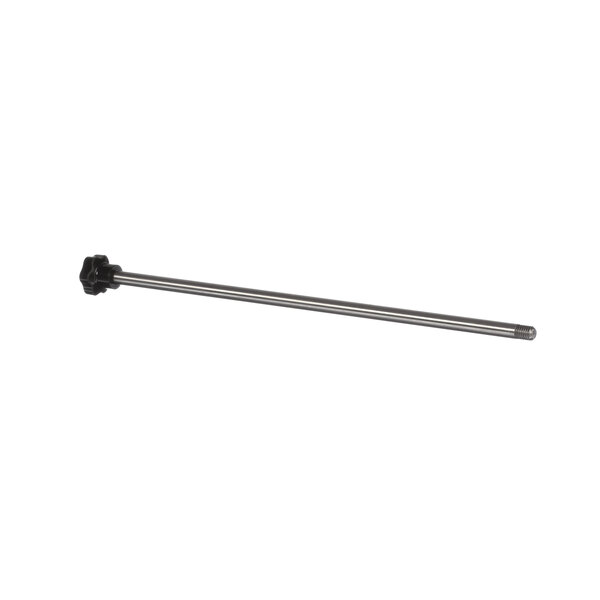 A Univex metal rod with a black handle.