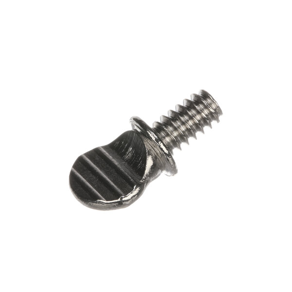 A close-up of a Hobart thumb screw with a metal head.