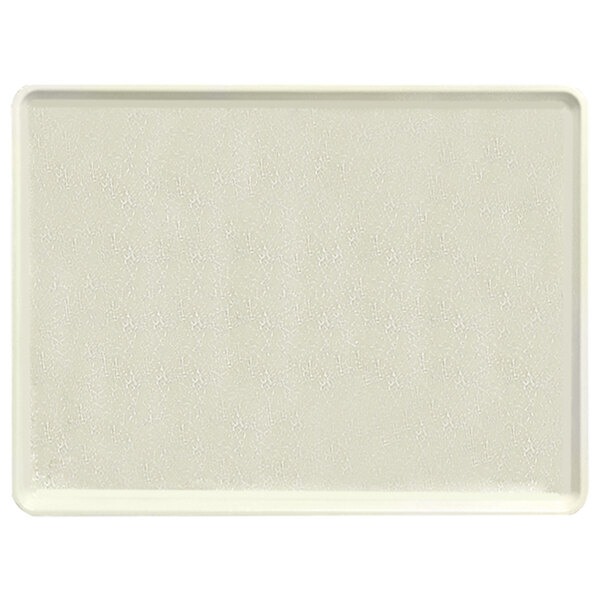 A white rectangular Cambro dietary tray with a small white border.