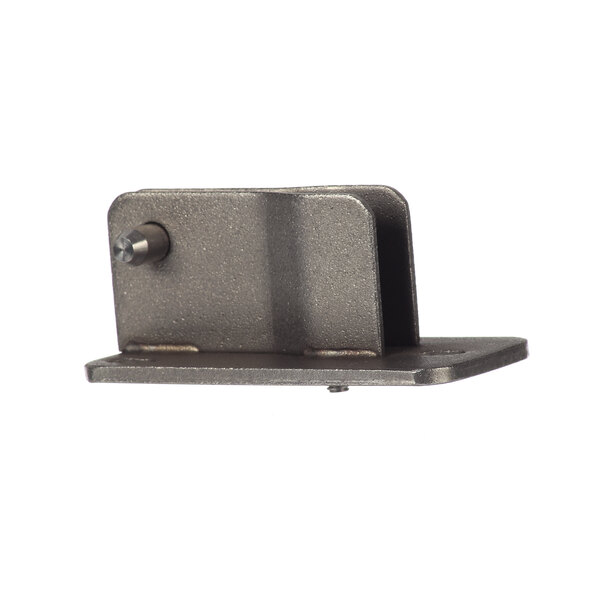 A Low Temp Industries low temp hinge plate with a metal bracket and screw.