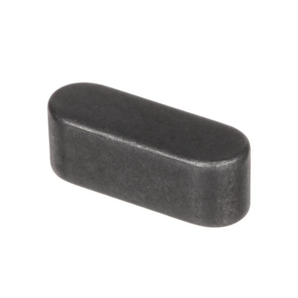 A black rectangular Hobart mixer key with chamfered and rounded ends.